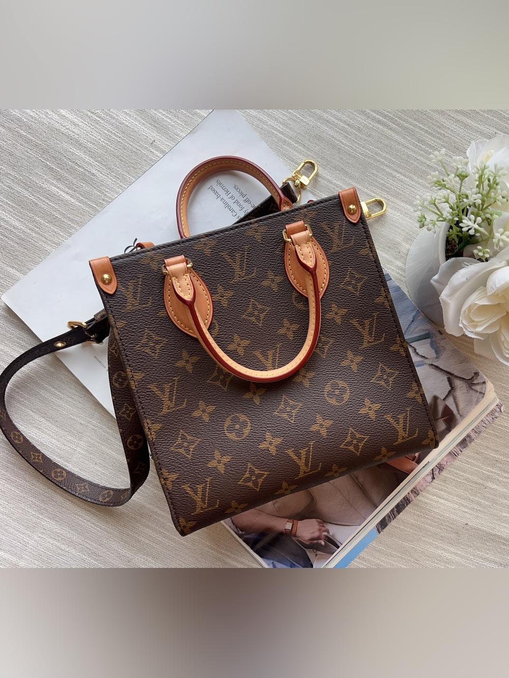 Louis Vuitton Monogram Sac Plat BB
